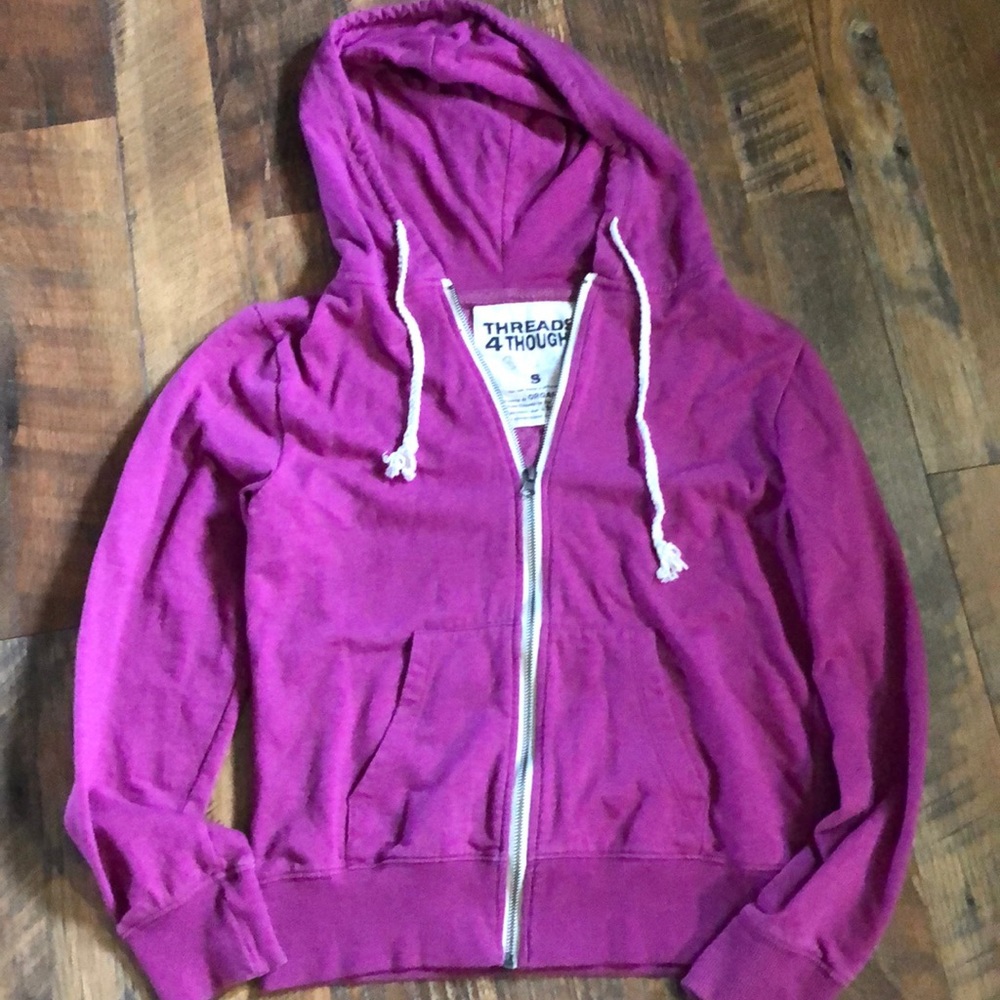 Threads 4 Thought zip up hoodie